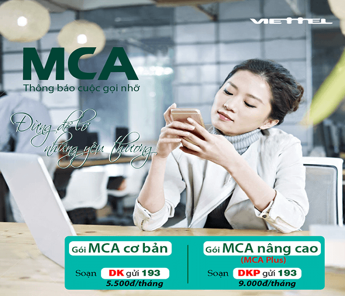 iettel đang triển khai hai gói cước MCA là MCA cơ bản và MCA nâng cao